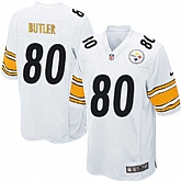 Nike Men & Women & Youth Steelers #80 Butler White Team Color Game Jersey,baseball caps,new era cap wholesale,wholesale hats